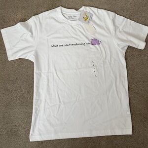 Pokémon Ditto “What Are You Transforming Into?” Graphic T-Shirt Large